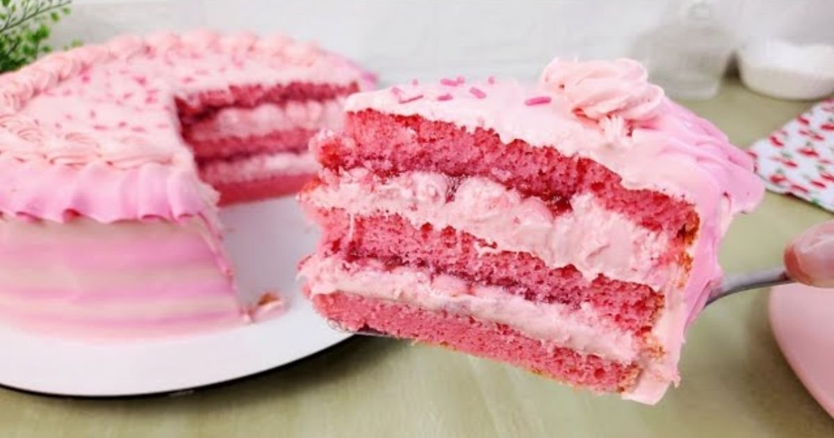 bolo rosa decorado