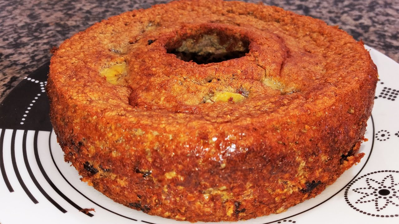 BOLO_DE_BANANA_COM_AVEIA_E_UVA_PASSAS__SEM_FARINHA_DE_TRIGO_ACAR_LEO_E_LEITE_receita