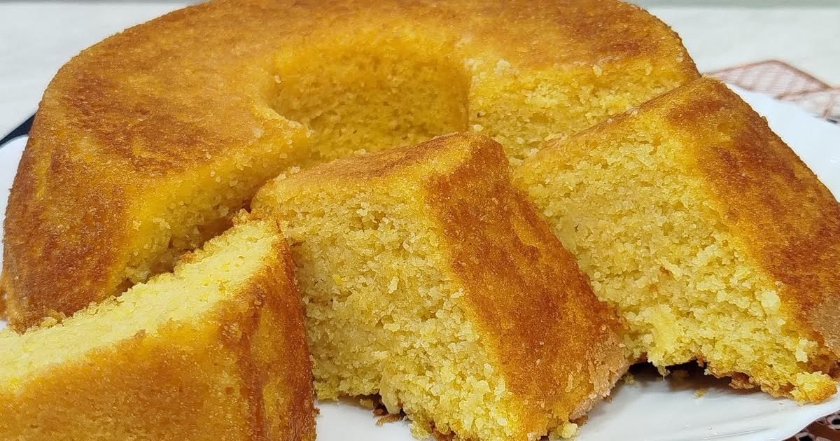 Bolo de Milho Preparado Rapidamente pela KDeliciaCozinha receita